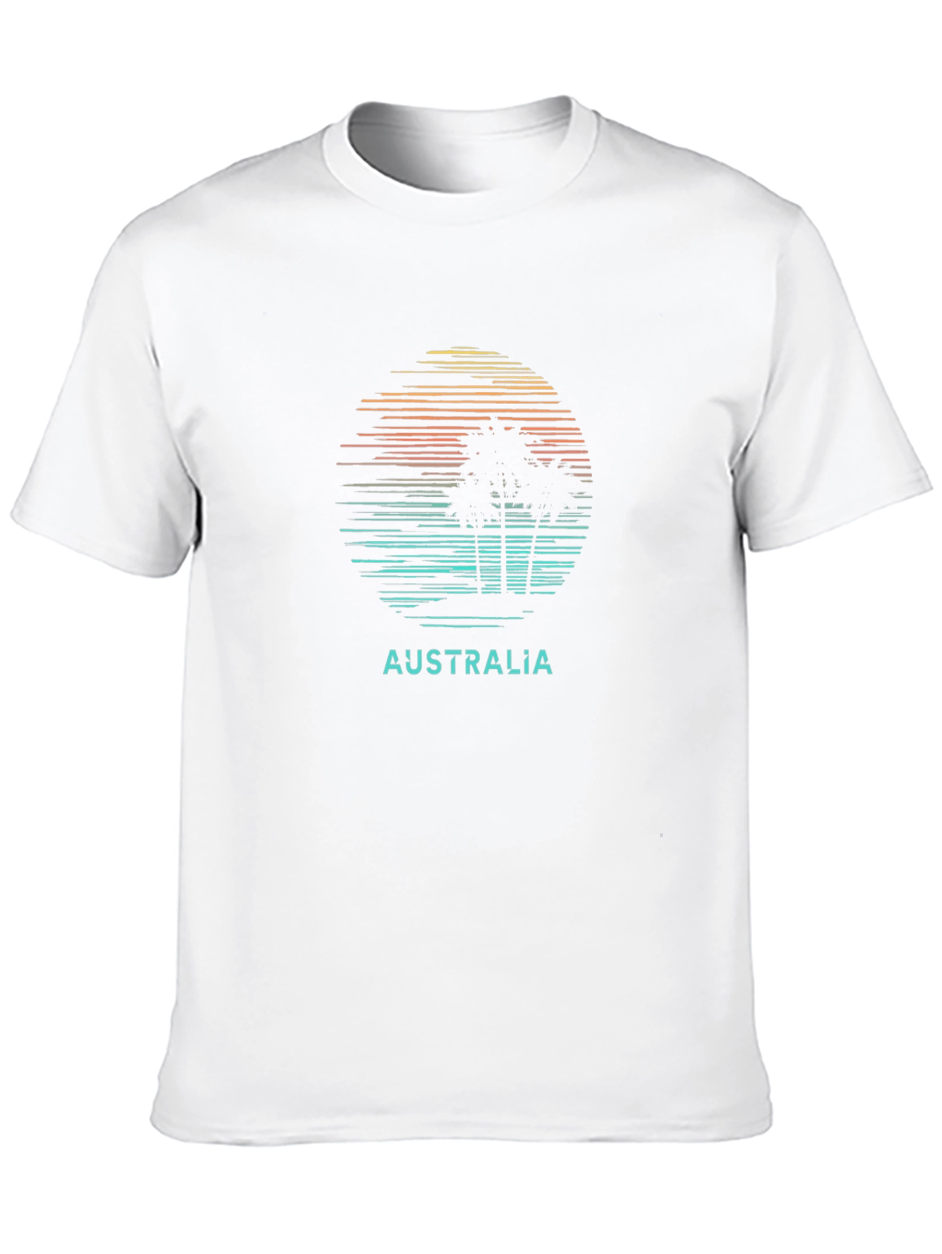 Australia Sunset Palm Tree T-Shirt
