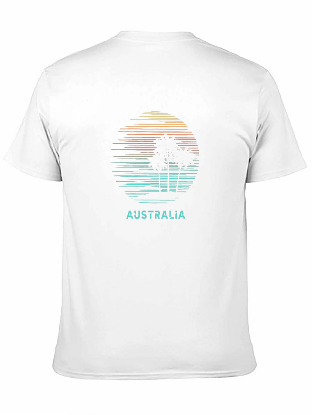 Australia Sunset Palm Tree T-Shirt