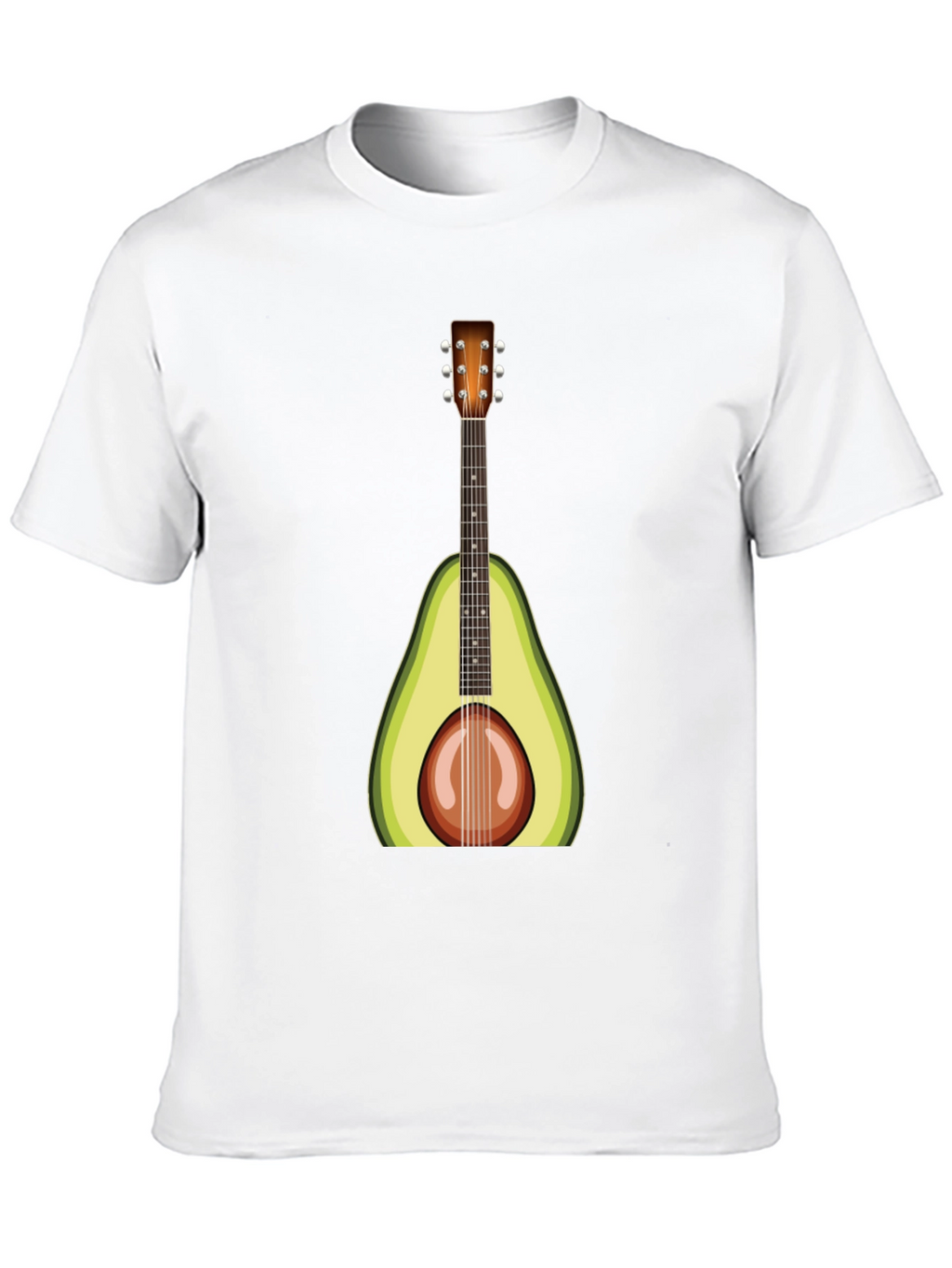 Avocado Guitar T-Shirt: Unique Music Lover Tee