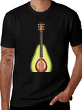Avocado Guitar T-Shirt: Unique Music Lover Tee