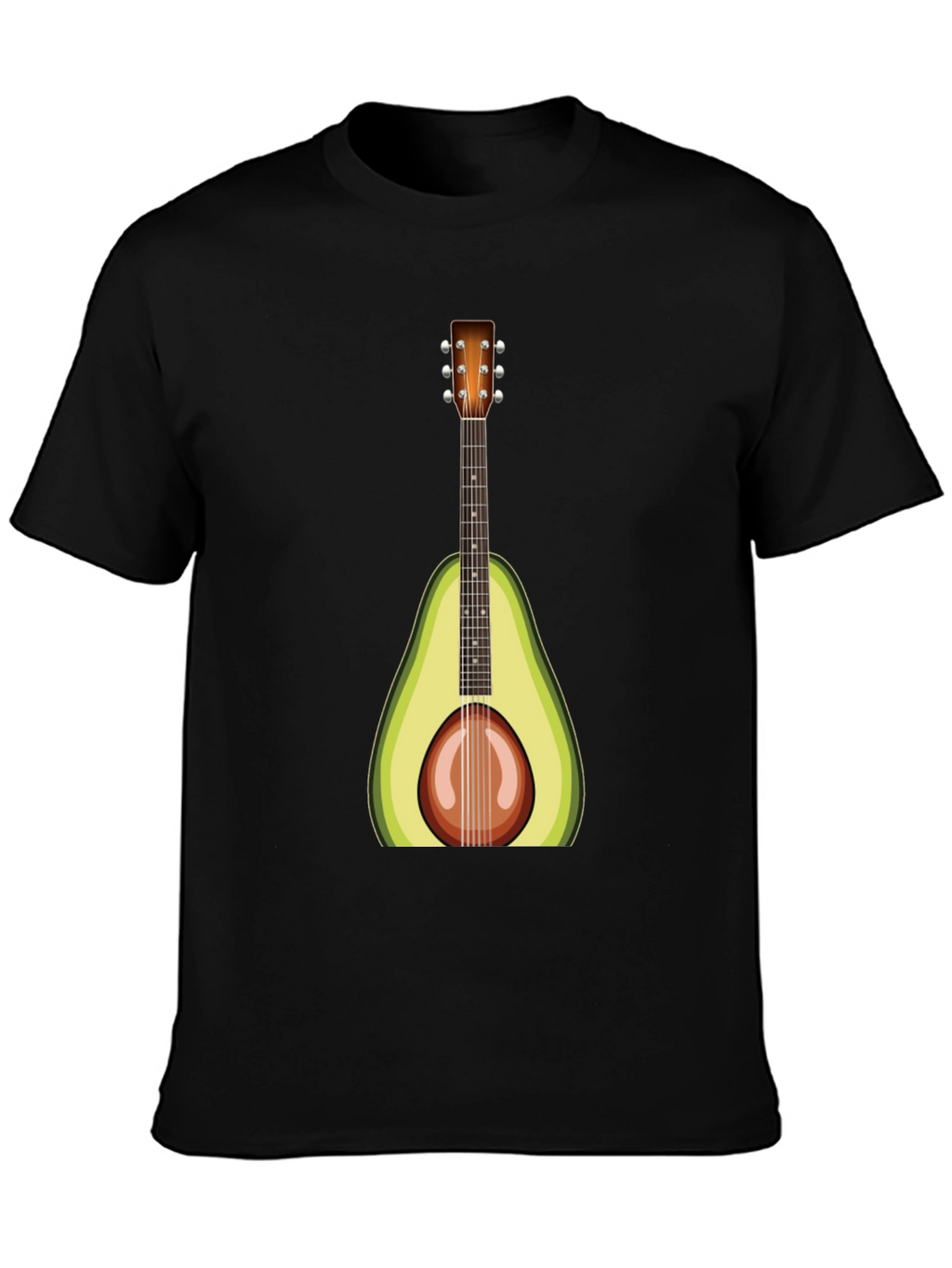 Avocado Guitar T-Shirt: Unique Music Lover Tee