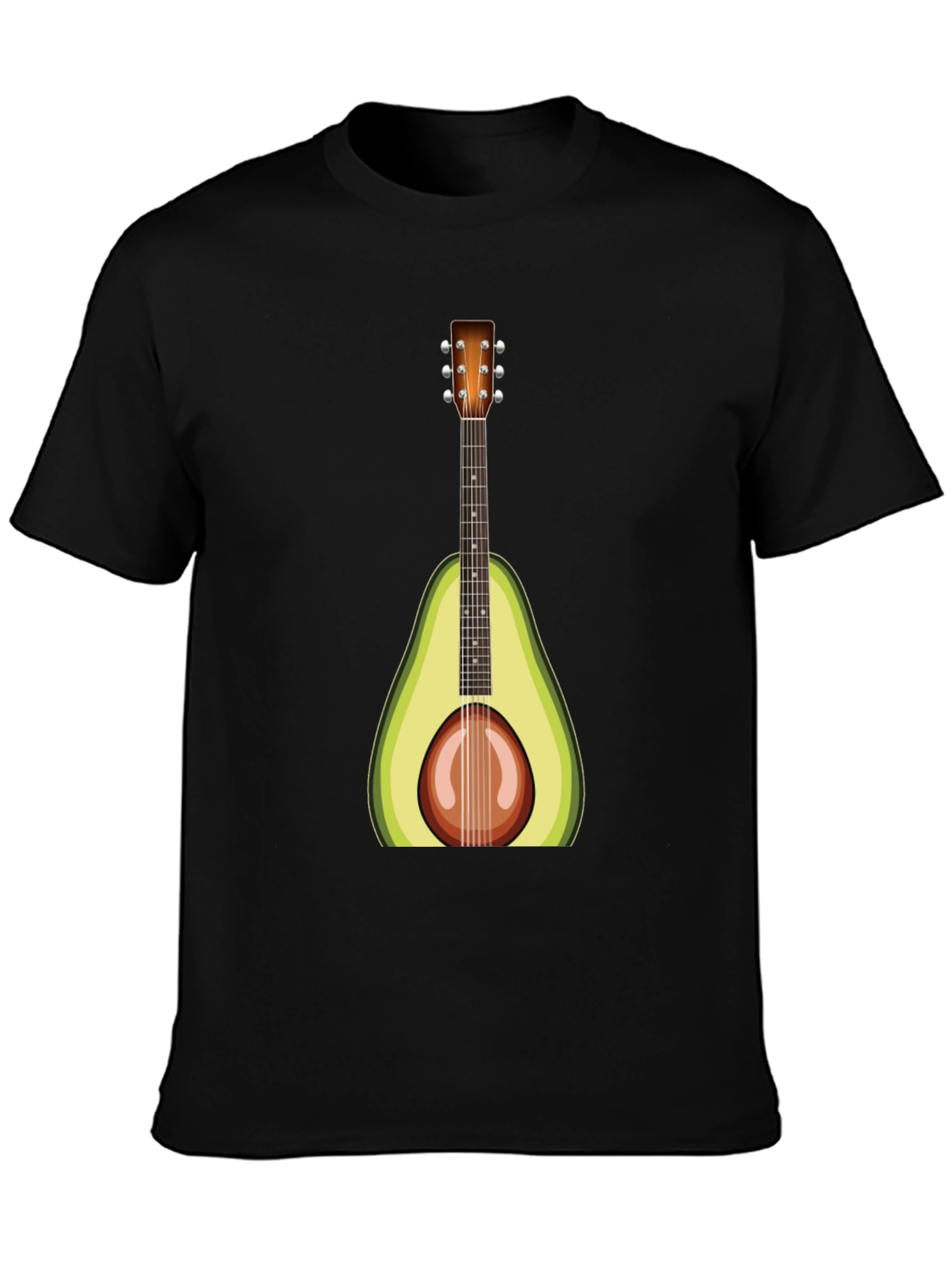 Avocado Guitar T-Shirt: Unique Music Lover Tee