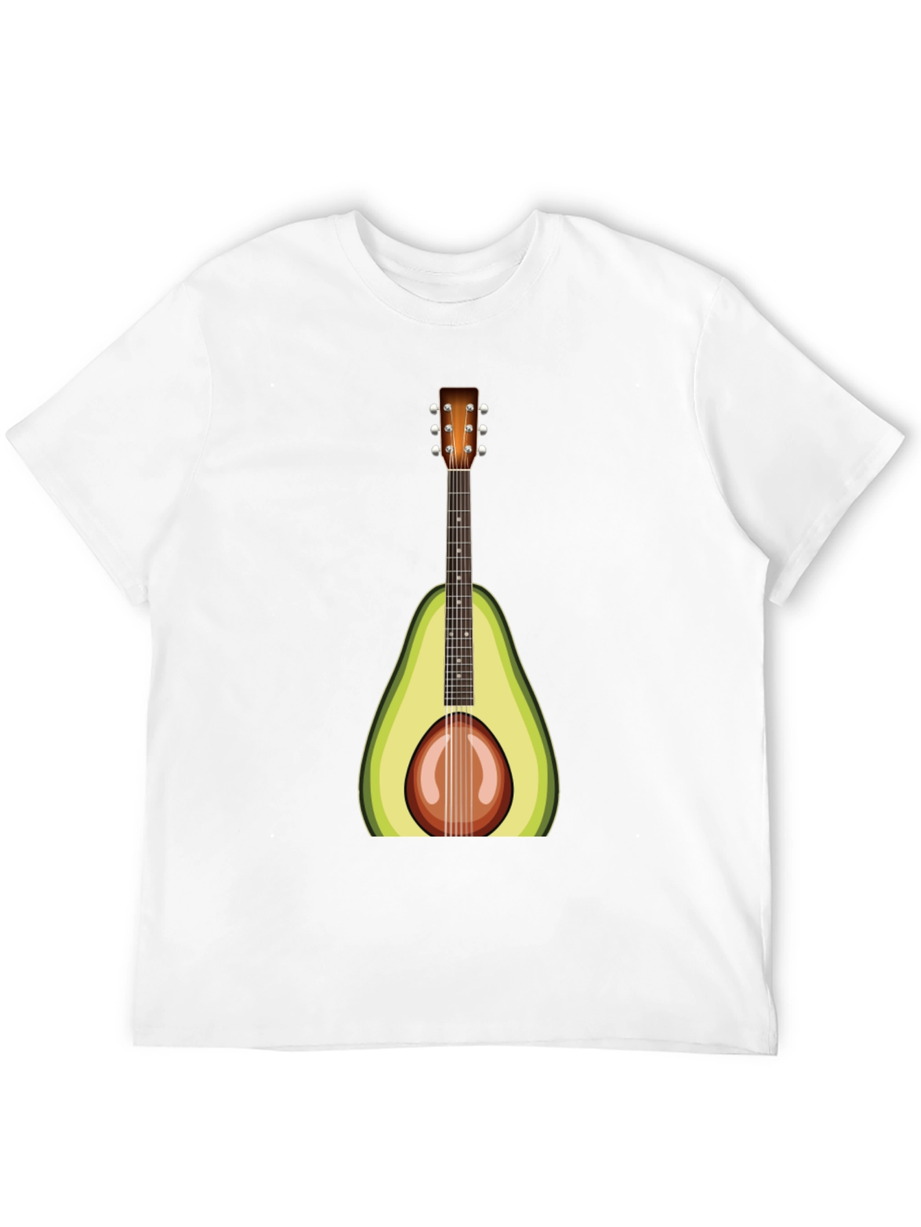 Avocado Guitar T-Shirt: Unique Music Lover Tee