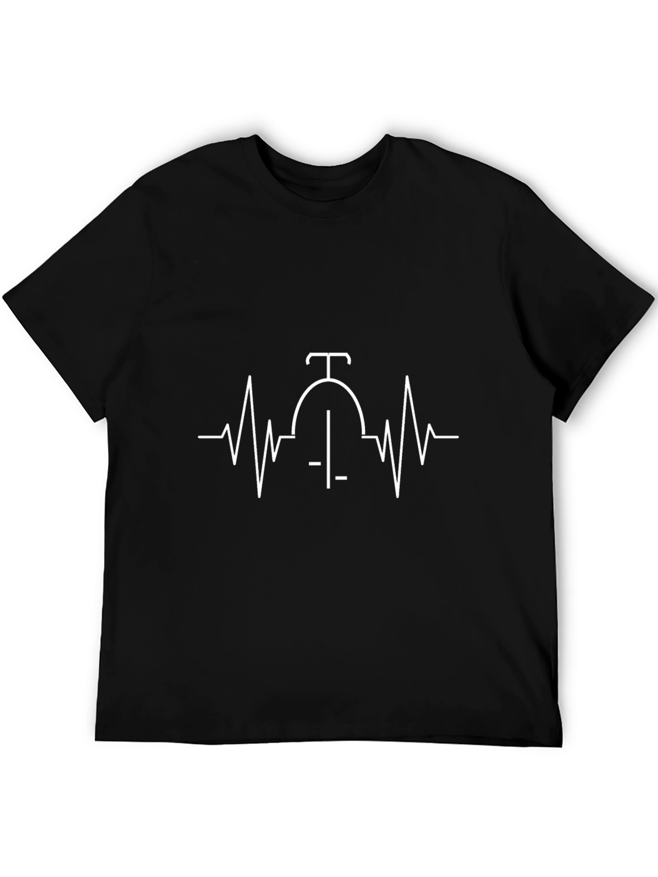 Cycling Heartbeat T-Shirt - Biker Passion