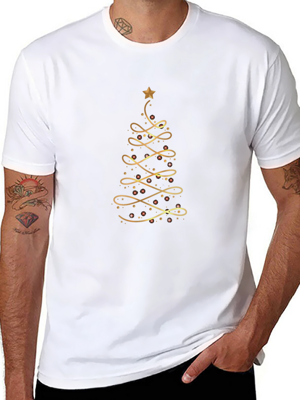 Festive Christmas Tree T-Shirt