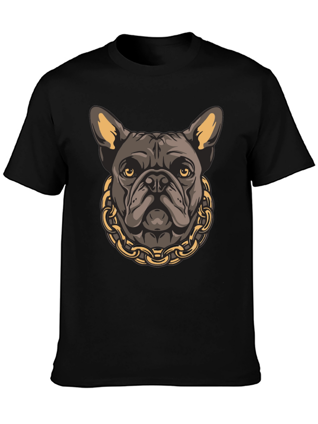 Bulldog Chain Graphic T-Shirt