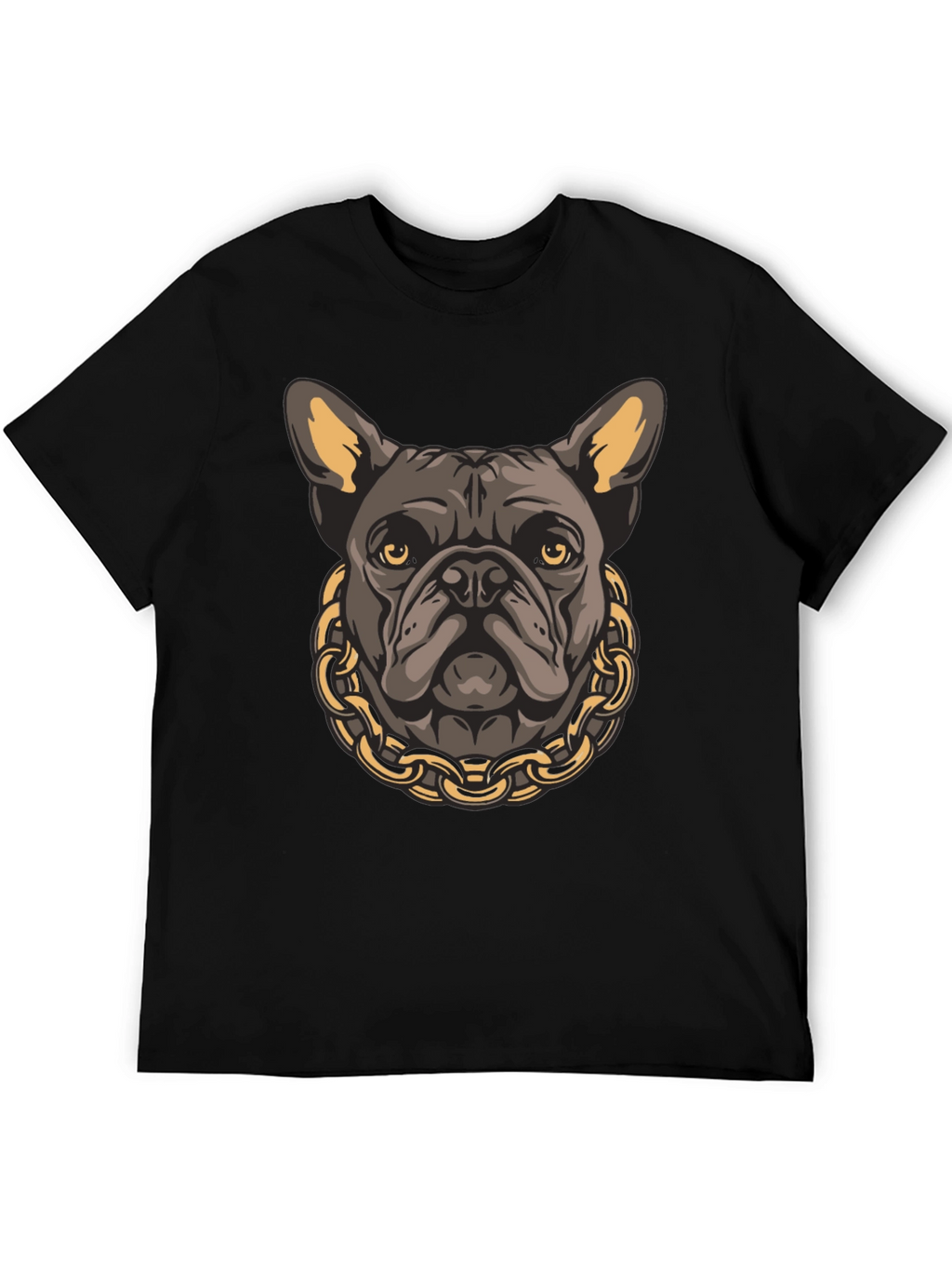 Bulldog Chain Graphic T-Shirt