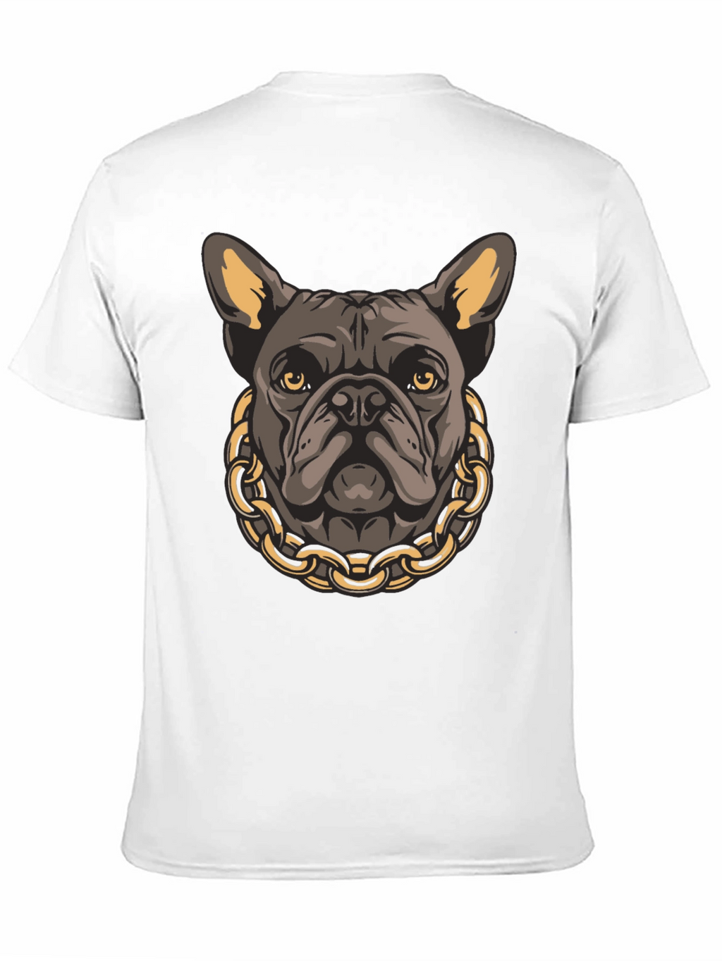 Bulldog Chain Graphic T-Shirt