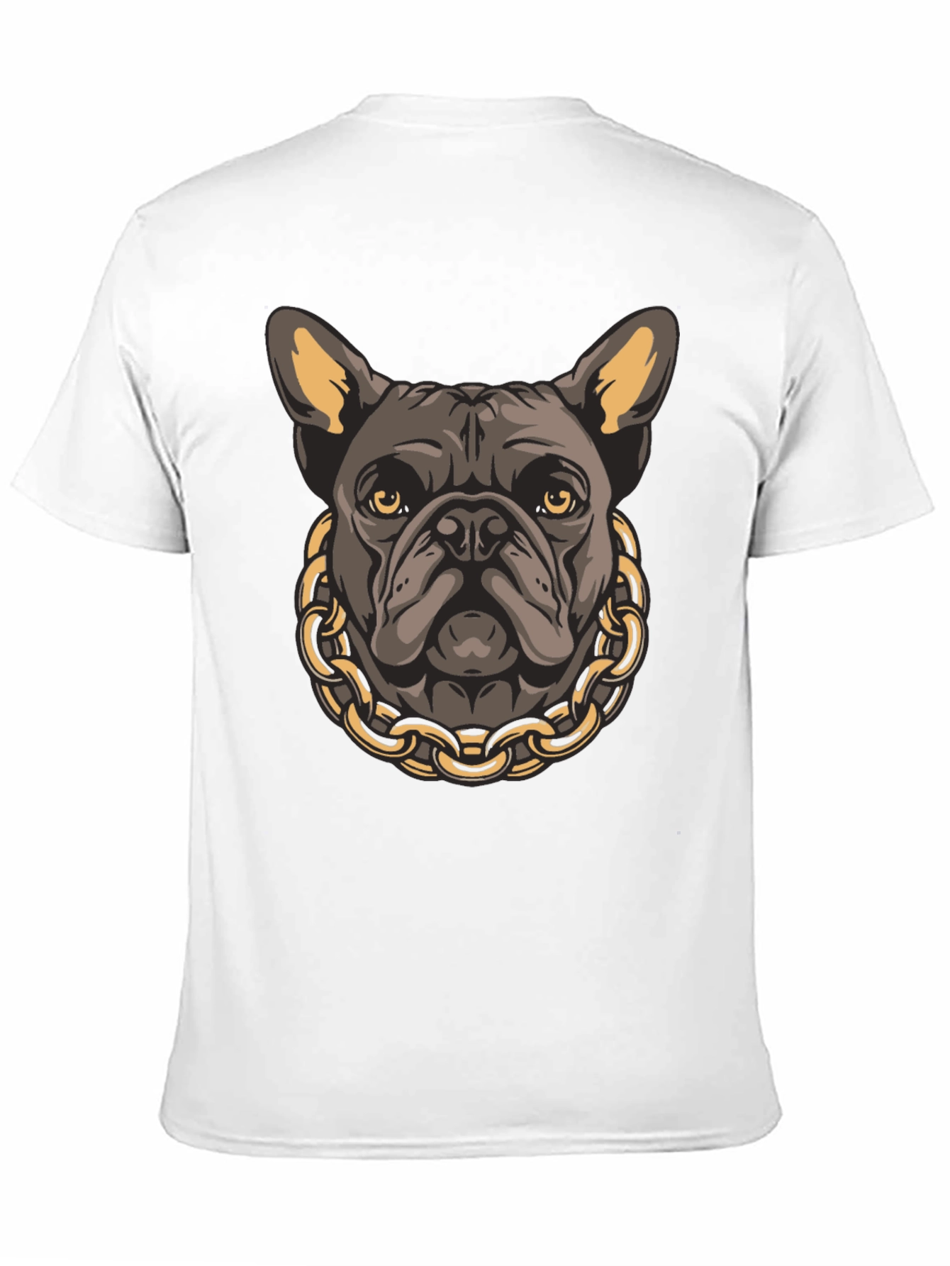 Bulldog Chain Graphic T-Shirt