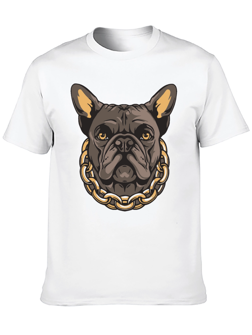 Bulldog Chain Graphic T-Shirt