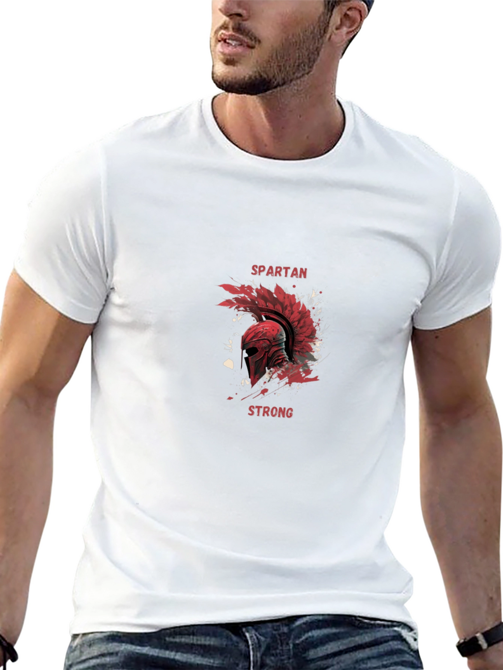 Spartan Strong Graphic T-Shirt