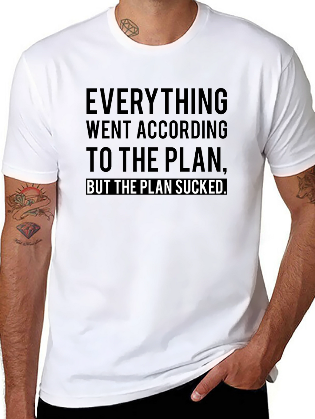Funny Plan Sucked Graphic T-Shirt