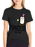 Dotty Princess Penguin Graphic Tee