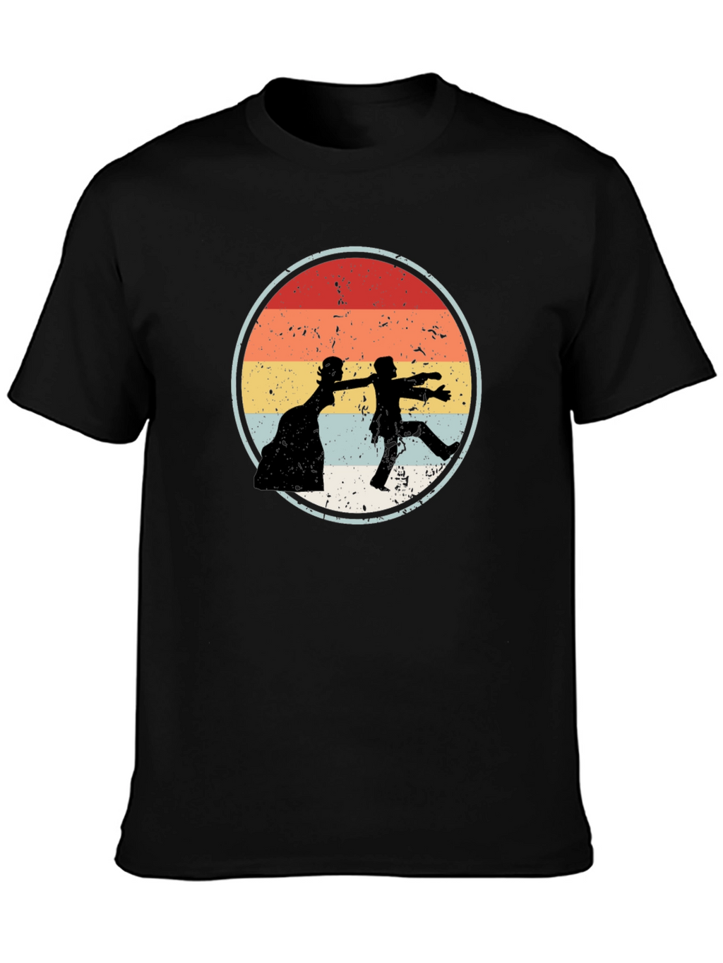 Retro Bride Groom T-Shirt