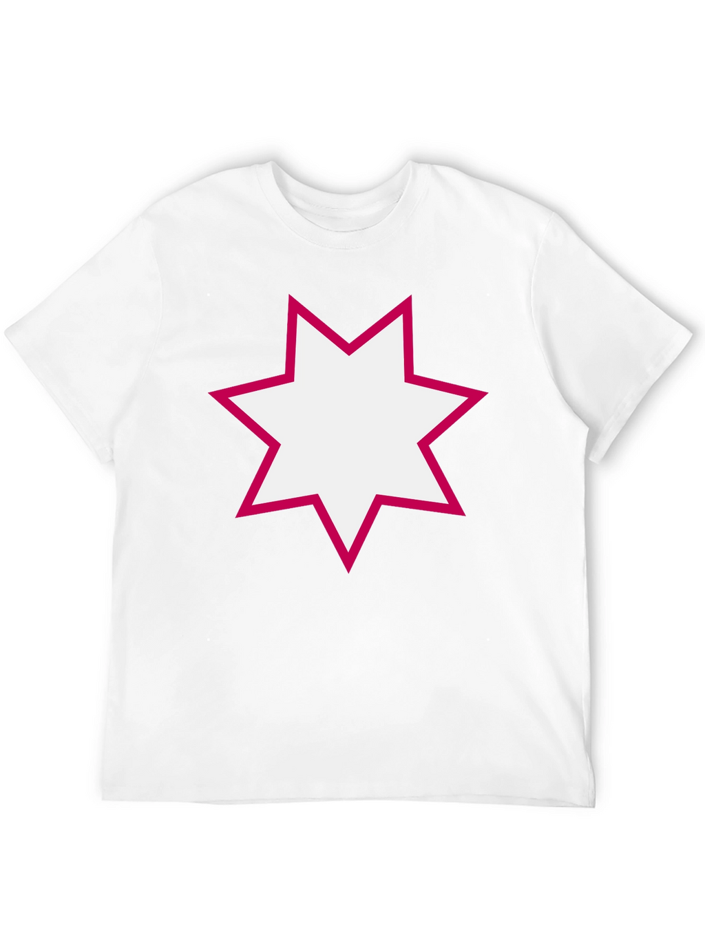 Modern Star Graphic Black T-Shirt