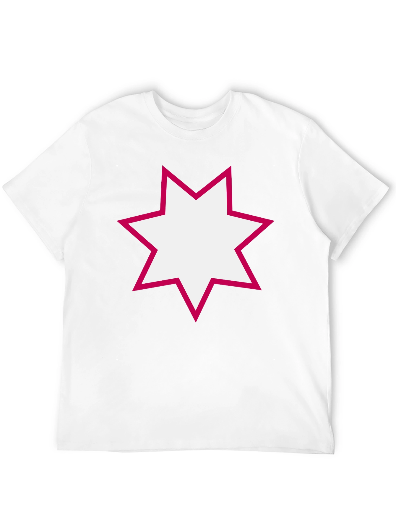 Modern Star Graphic Black T-Shirt