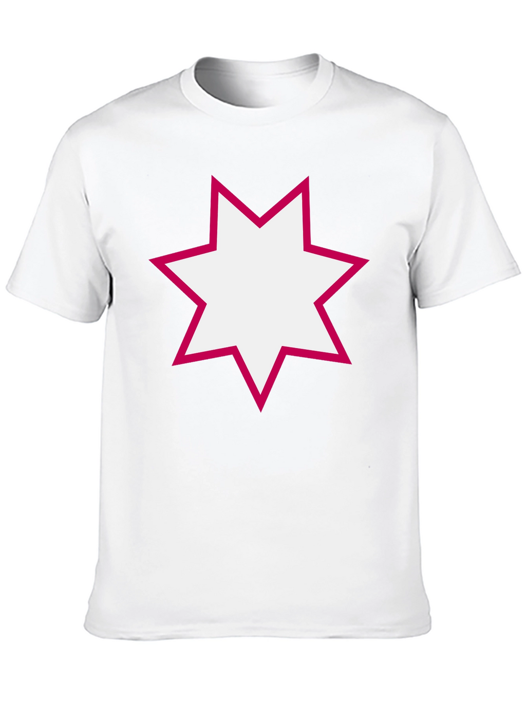Modern Star Graphic Black T-Shirt