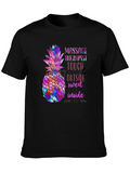 Massage Therapist Pineapple Graphic Tee