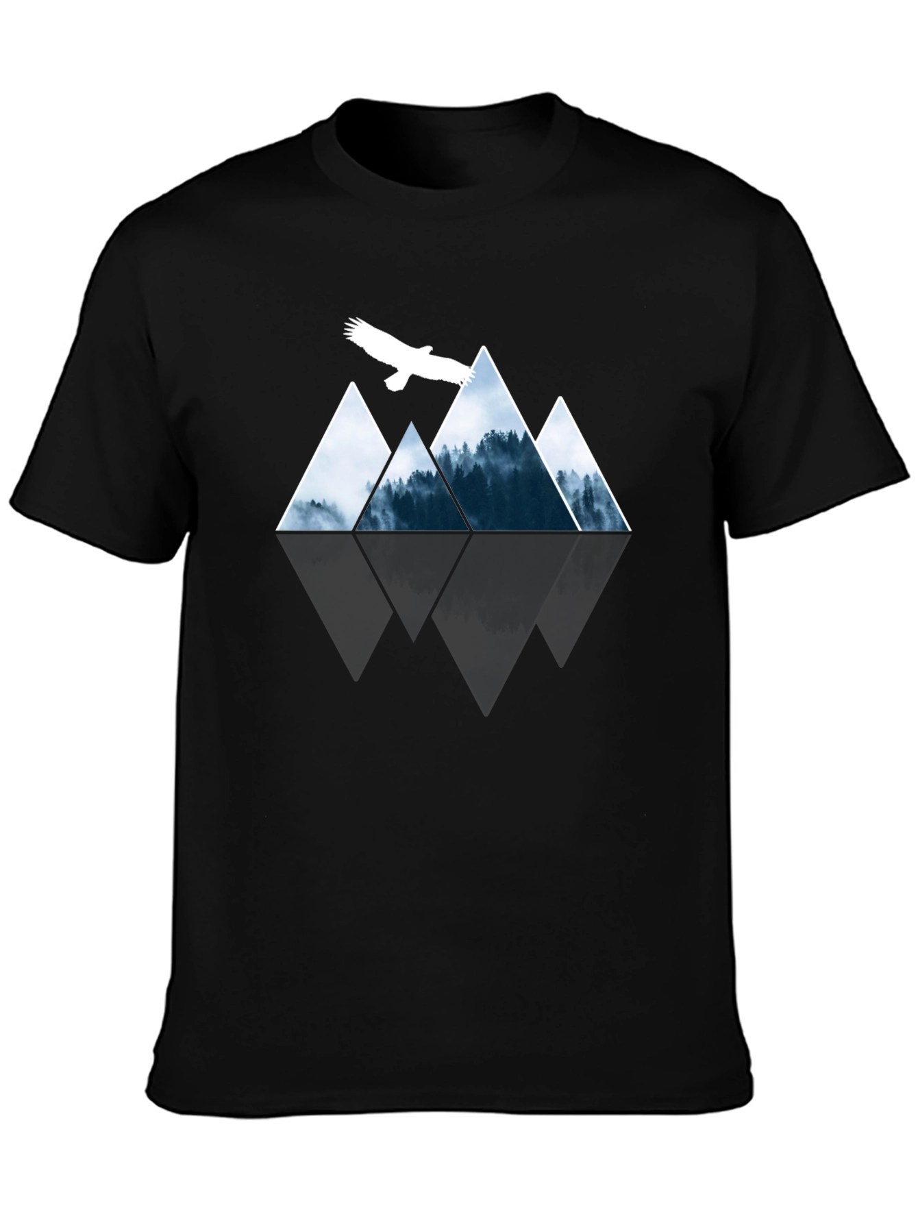 Mountain Eagle Graphic T-Shirt - Nature Inspired Tee