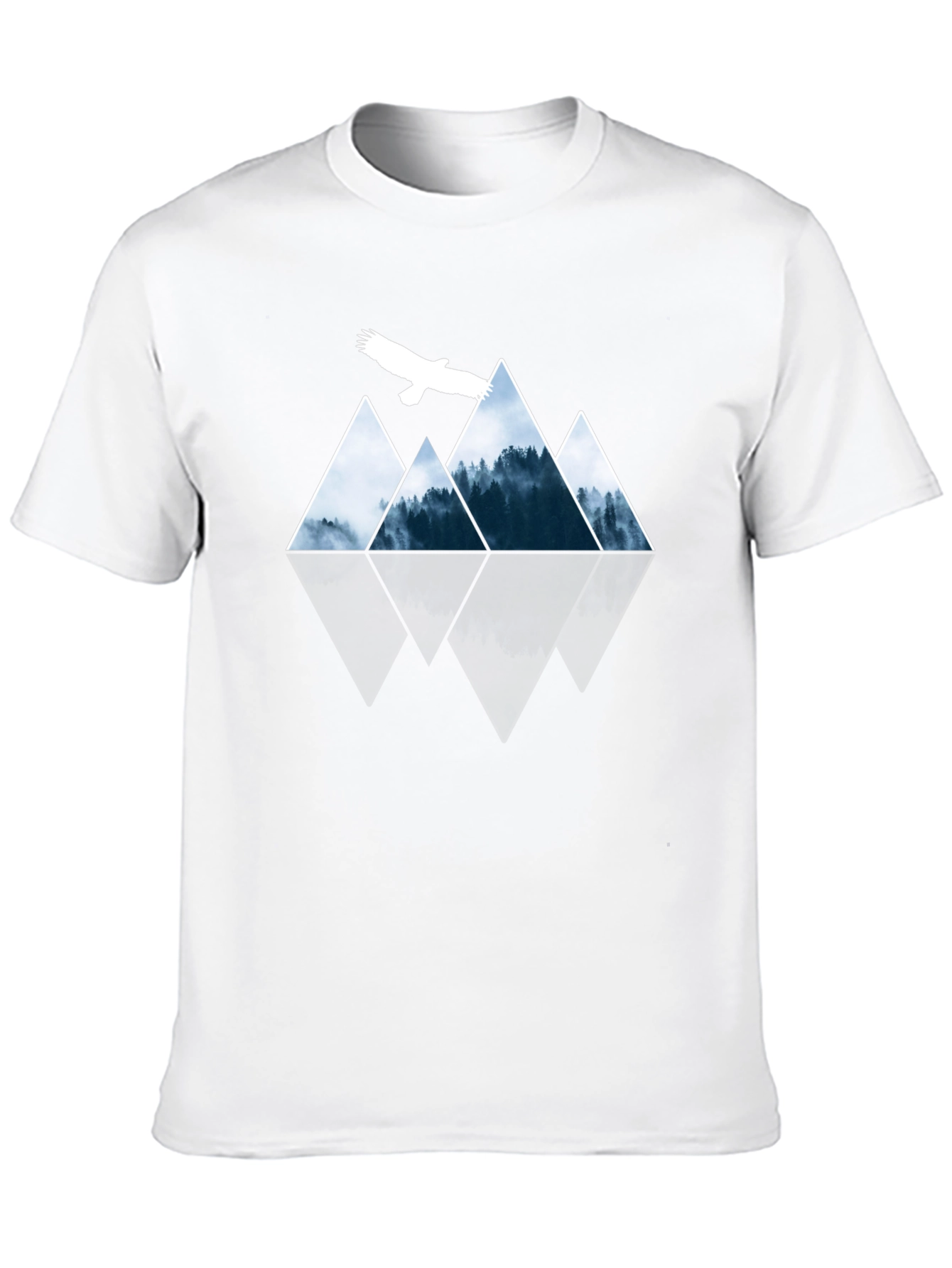Mountain Eagle Graphic T-Shirt - Nature Inspired Tee