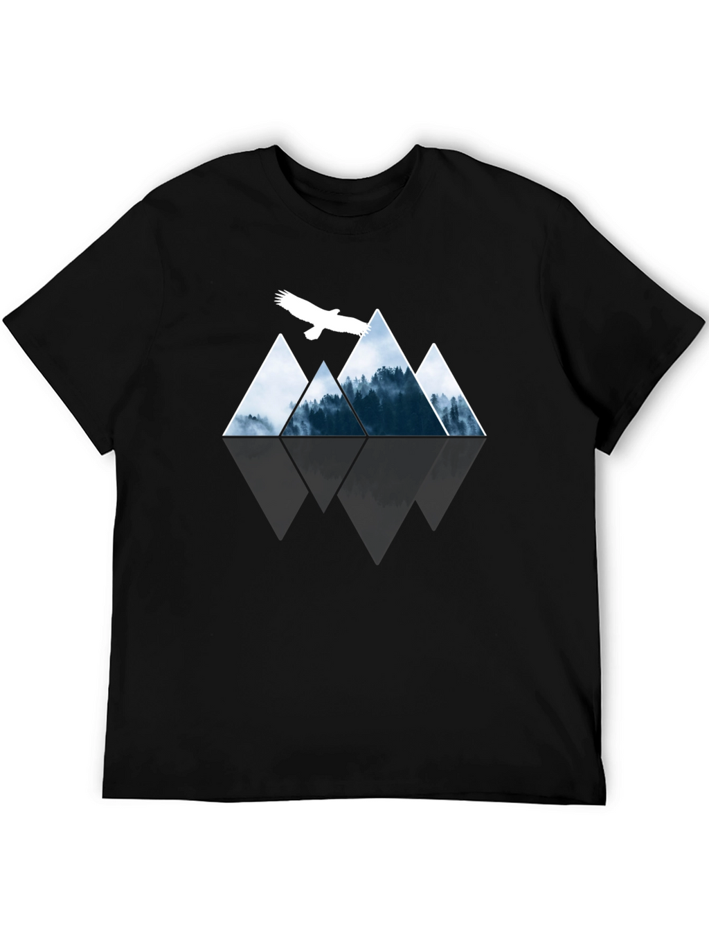 Mountain Eagle Graphic T-Shirt - Nature Inspired Tee