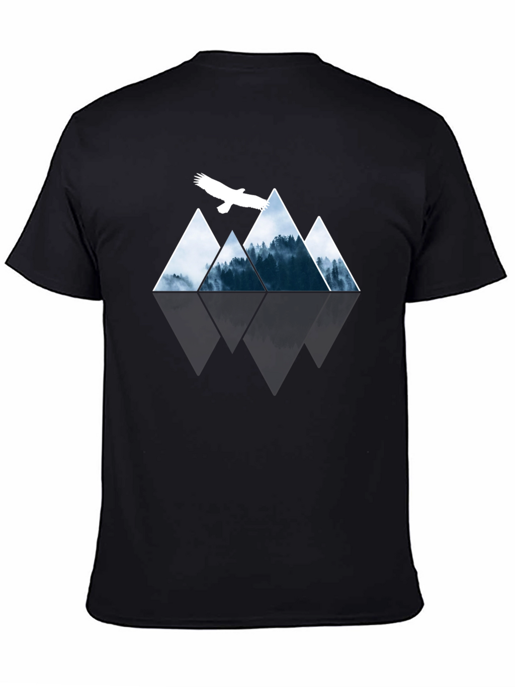 Mountain Eagle Graphic T-Shirt - Nature Inspired Tee
