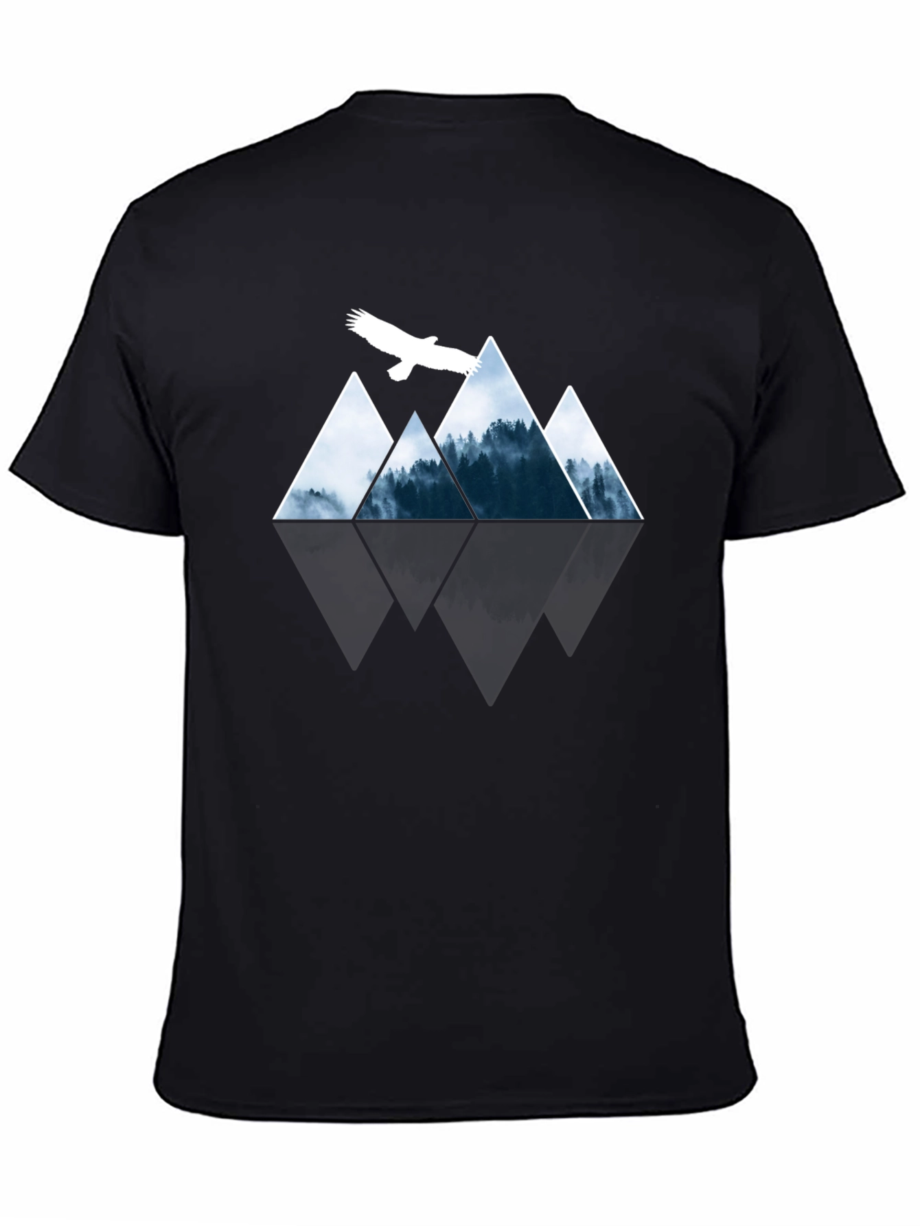 Mountain Eagle Graphic T-Shirt - Nature Inspired Tee