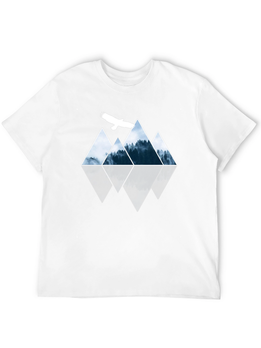Mountain Eagle Graphic T-Shirt - Nature Inspired Tee