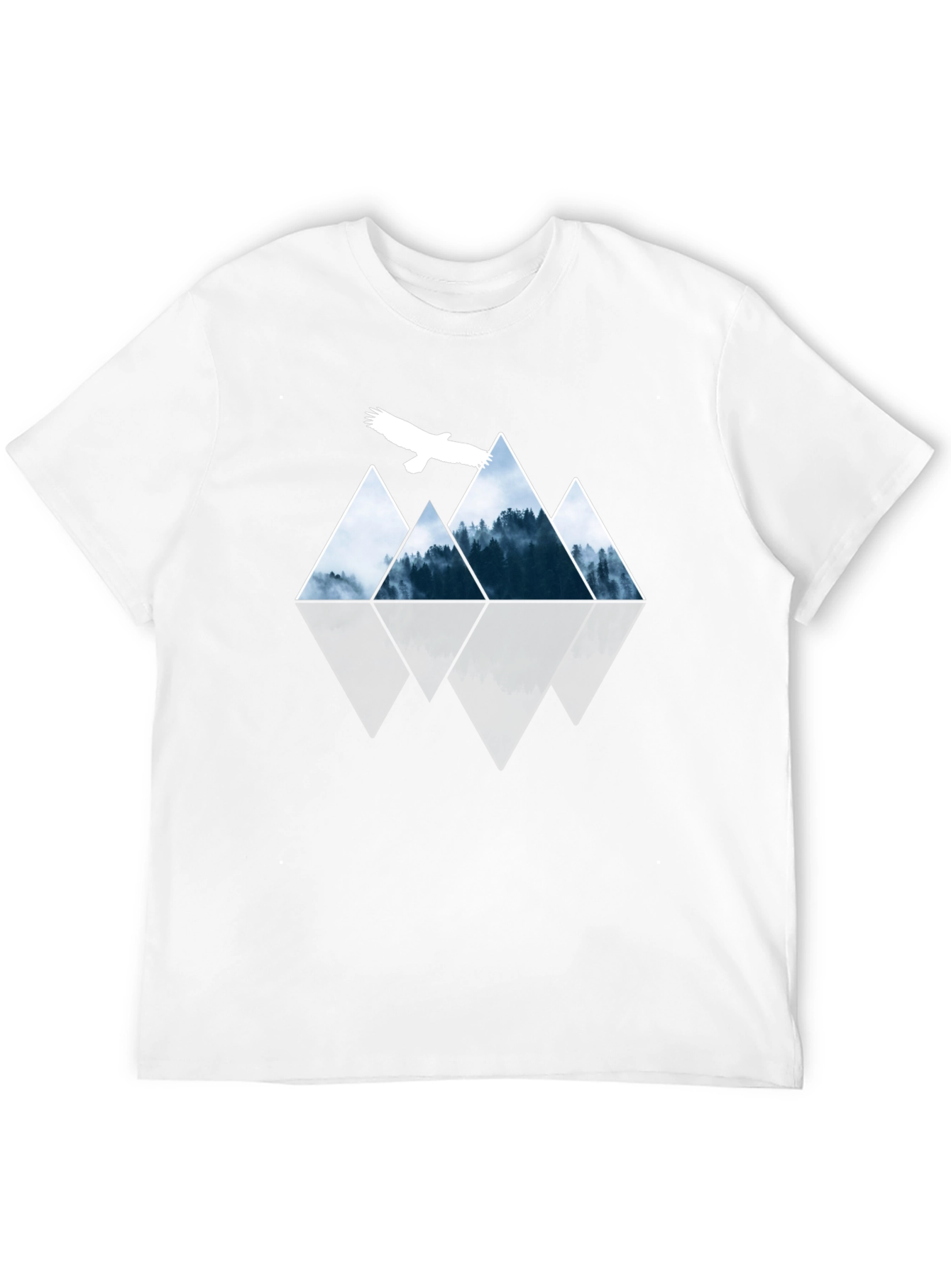 Mountain Eagle Graphic T-Shirt - Nature Inspired Tee