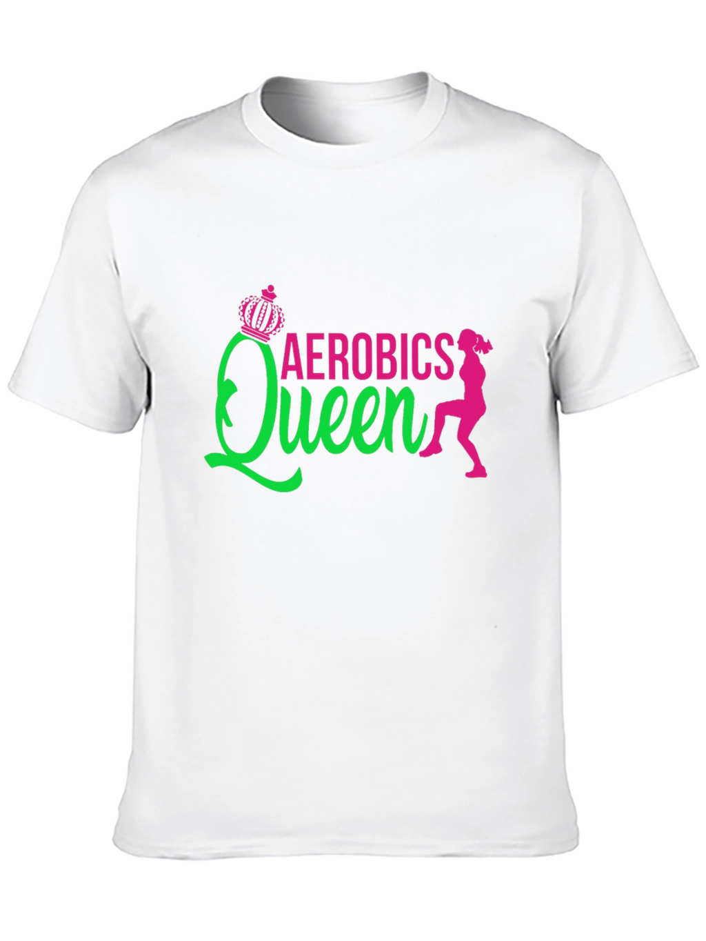 Aerobics Queen Black T-Shirt