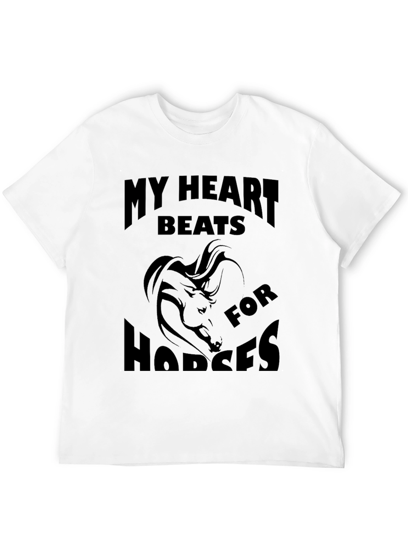 My Heart Beats for Horses Graphic Tee