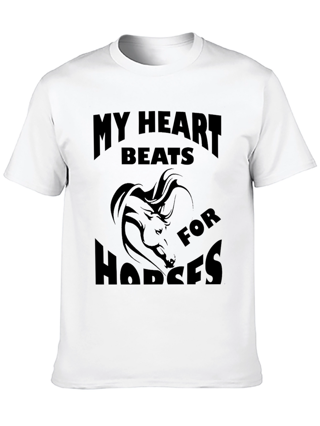 My Heart Beats for Horses Graphic Tee