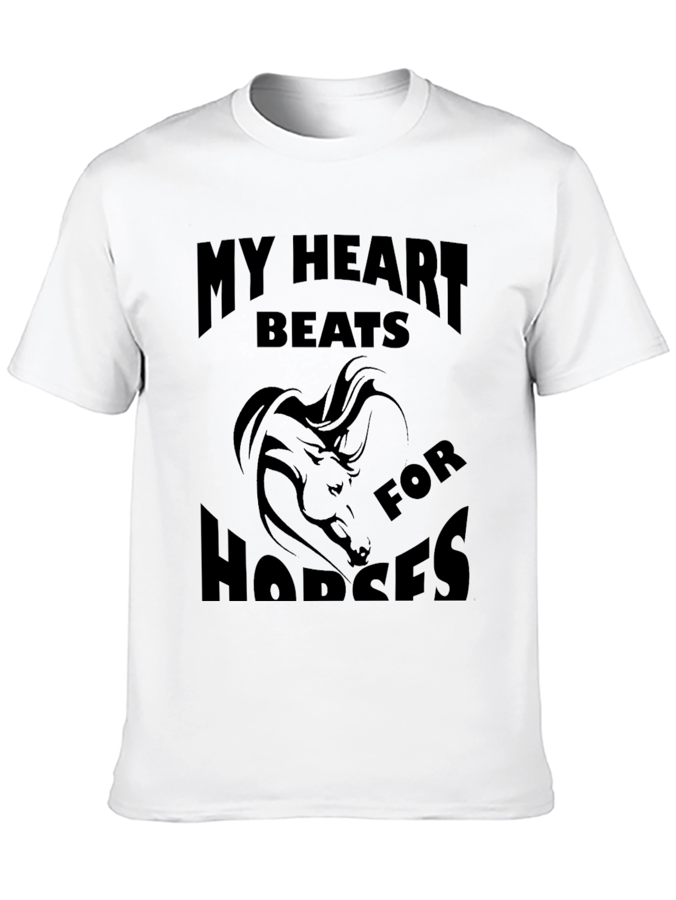My Heart Beats for Horses Graphic Tee