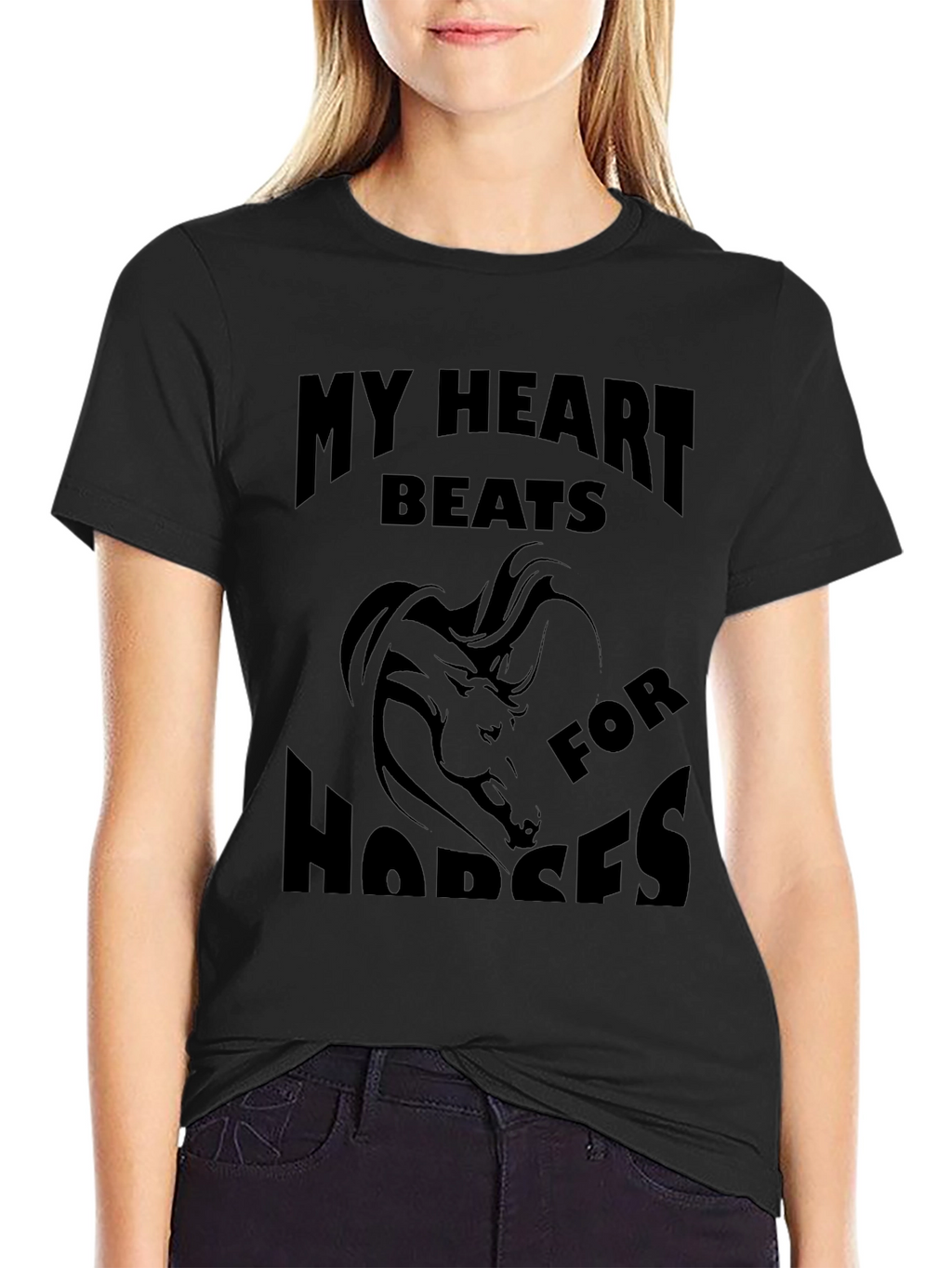My Heart Beats for Horses Graphic Tee