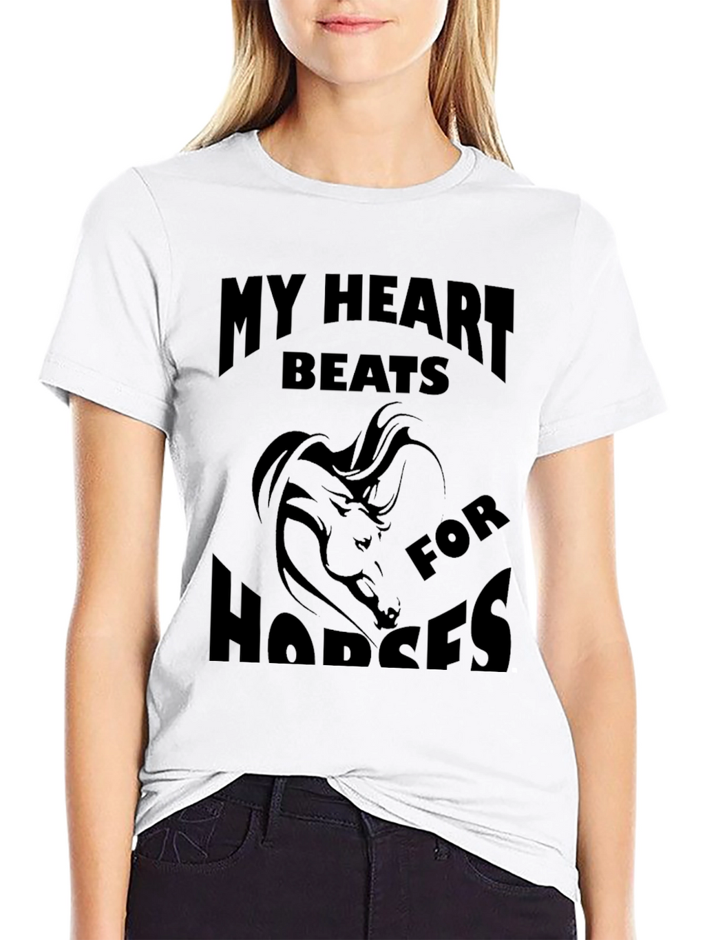 My Heart Beats for Horses Graphic Tee