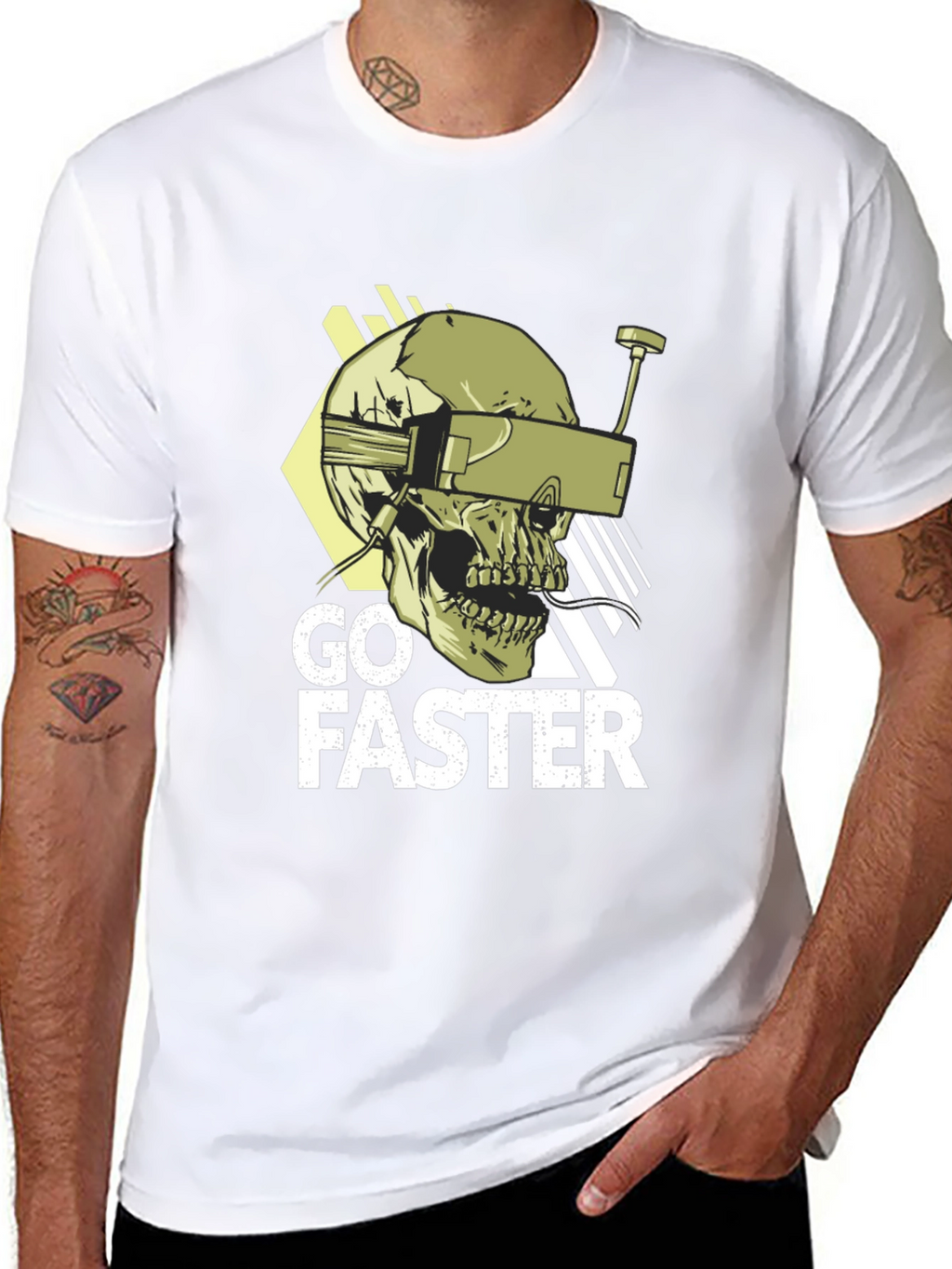 Go Faster Skull FPV T-Shirt