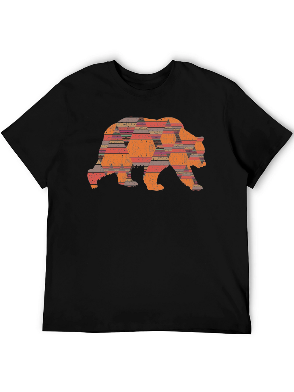 Geometric Bear Graphic Tee