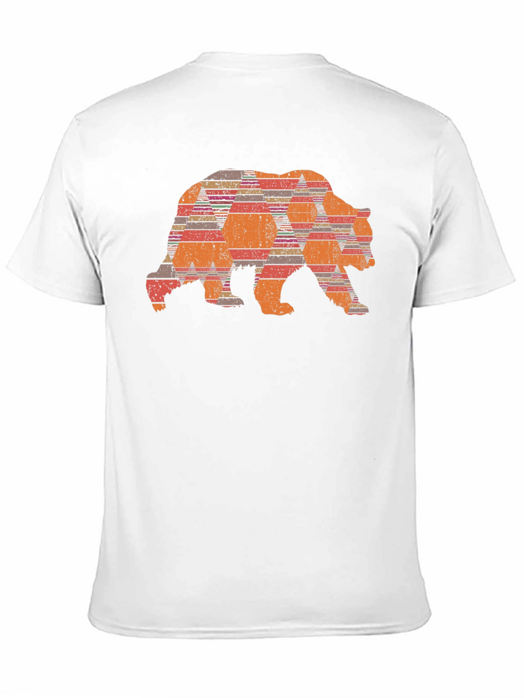 Geometric Bear Graphic Tee