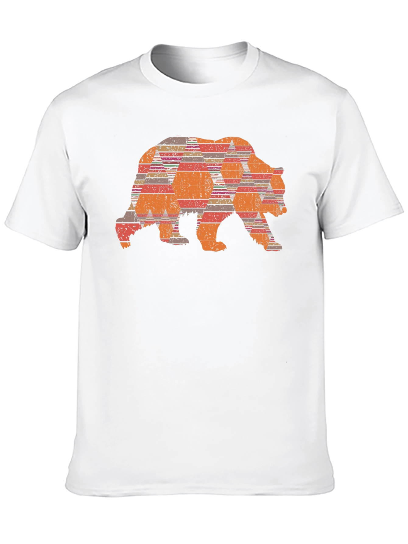 Geometric Bear Graphic Tee