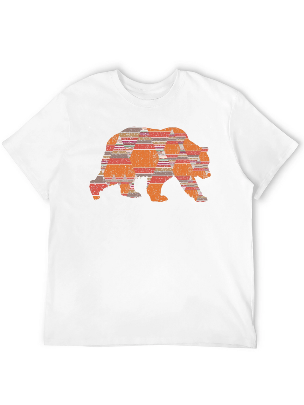 Geometric Bear Graphic Tee