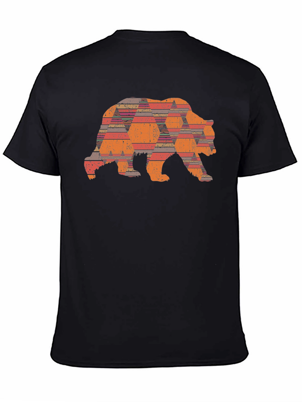 Geometric Bear Graphic Tee