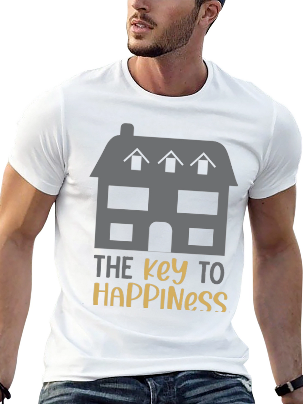 Key To Happiness Home T-Shirt