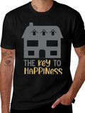 Key To Happiness Home T-Shirt