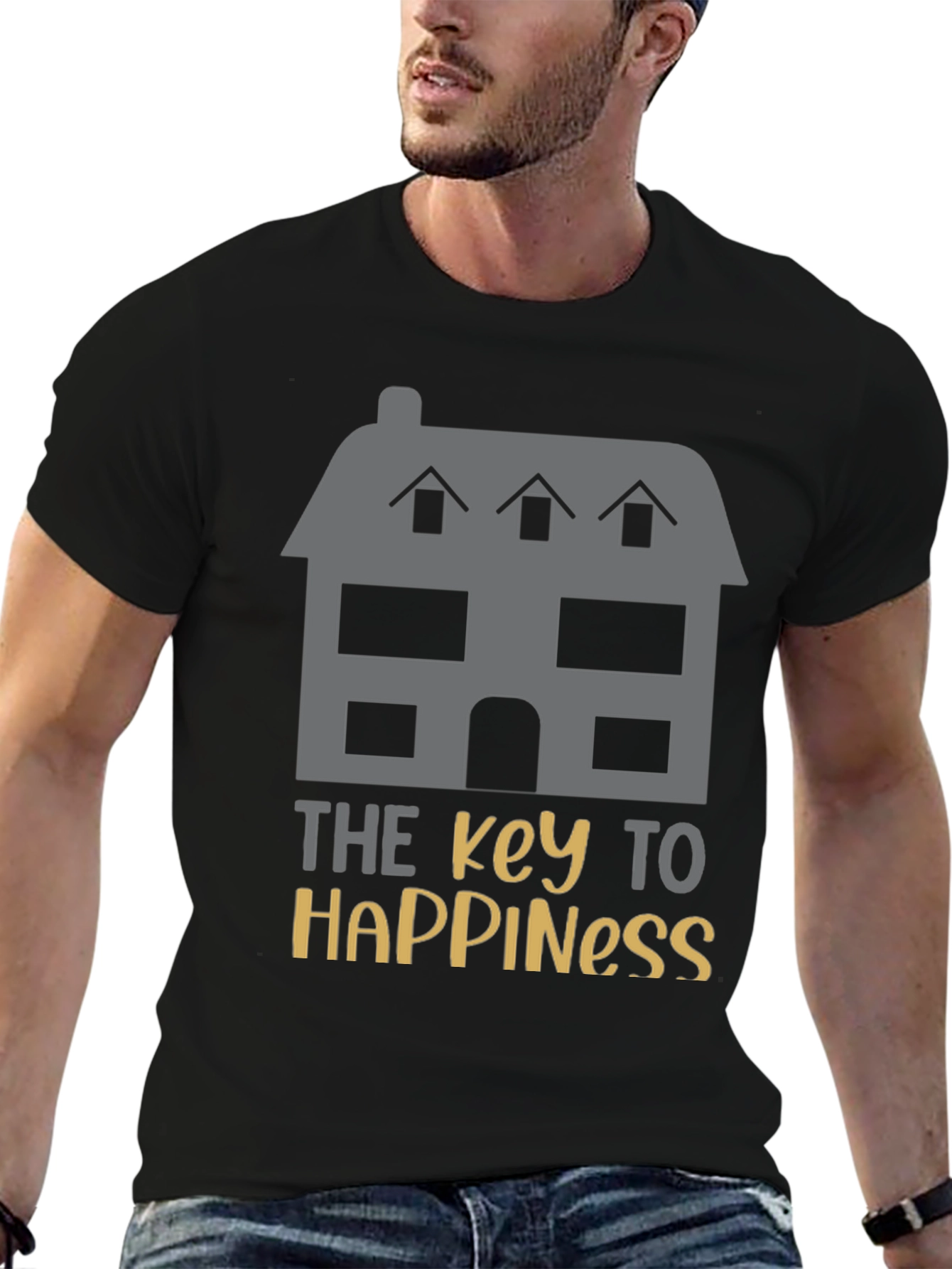 Key To Happiness Home T-Shirt