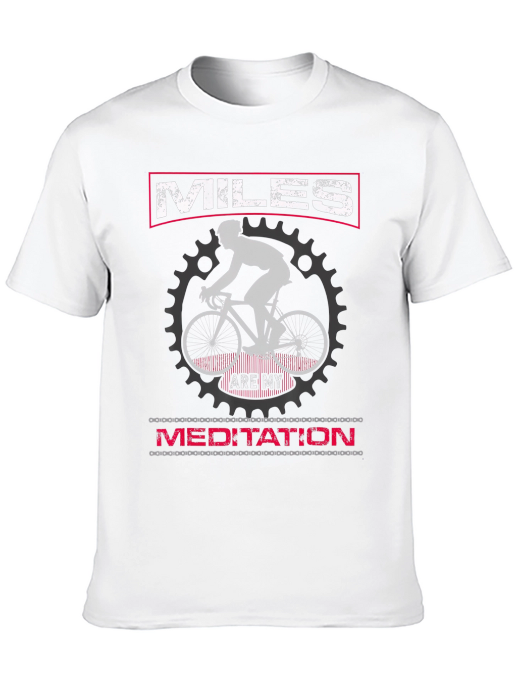 Miles Are My Meditation Cycling T-Shirt