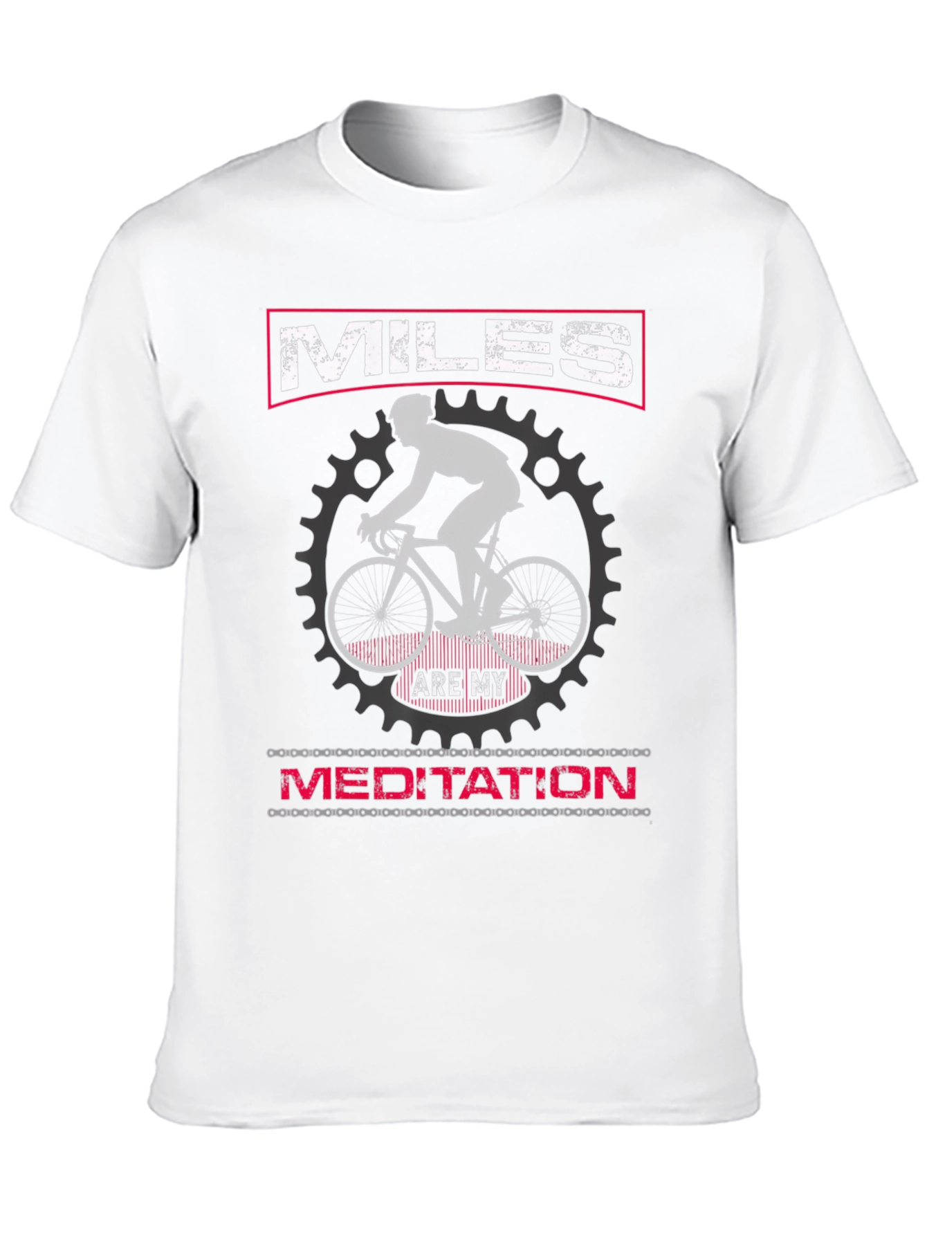 Miles Are My Meditation Cycling T-Shirt