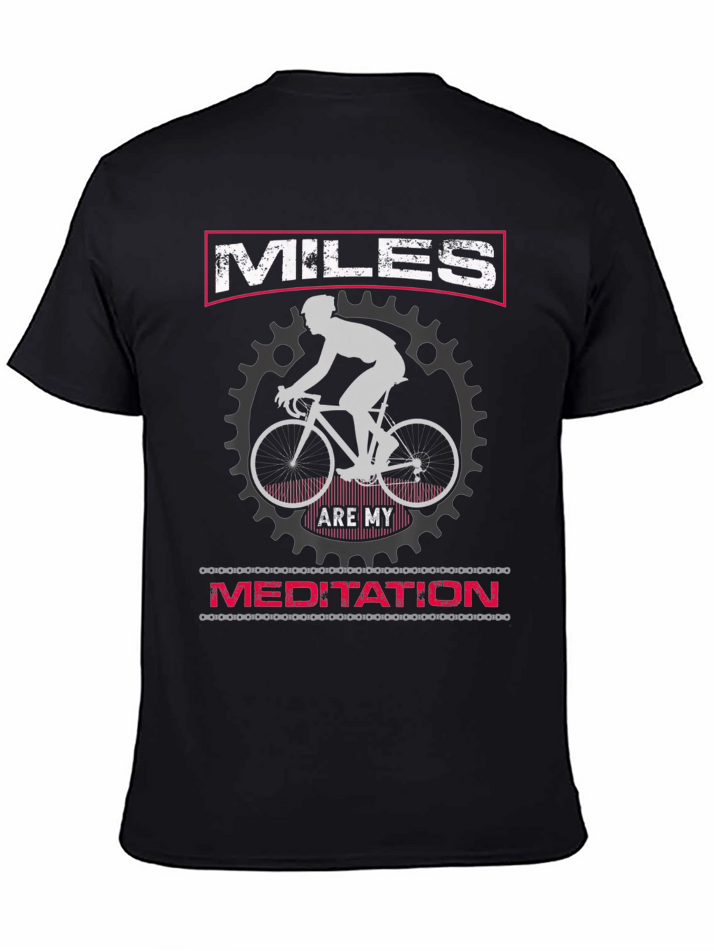 Miles Are My Meditation Cycling T-Shirt