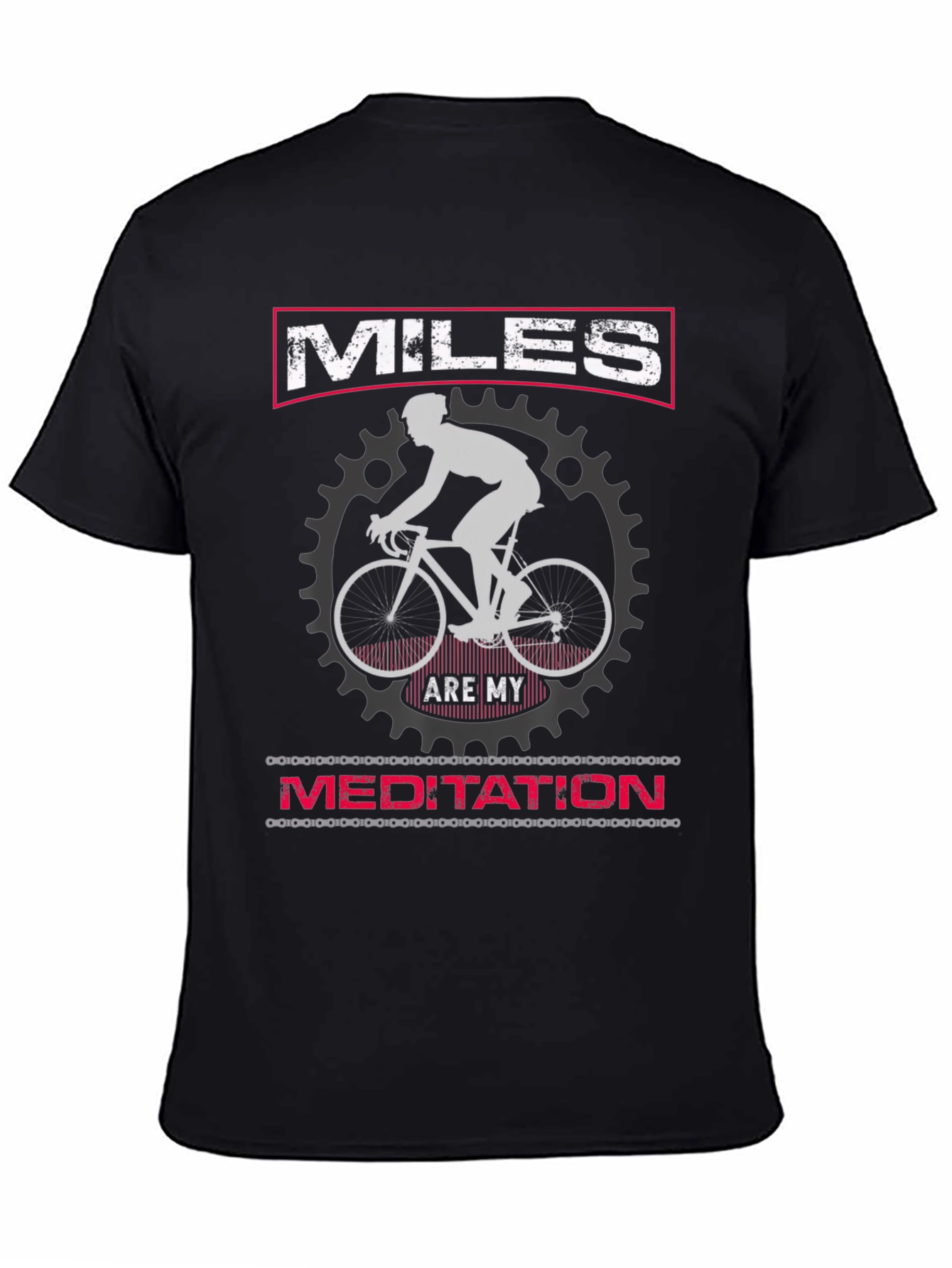 Miles Are My Meditation Cycling T-Shirt