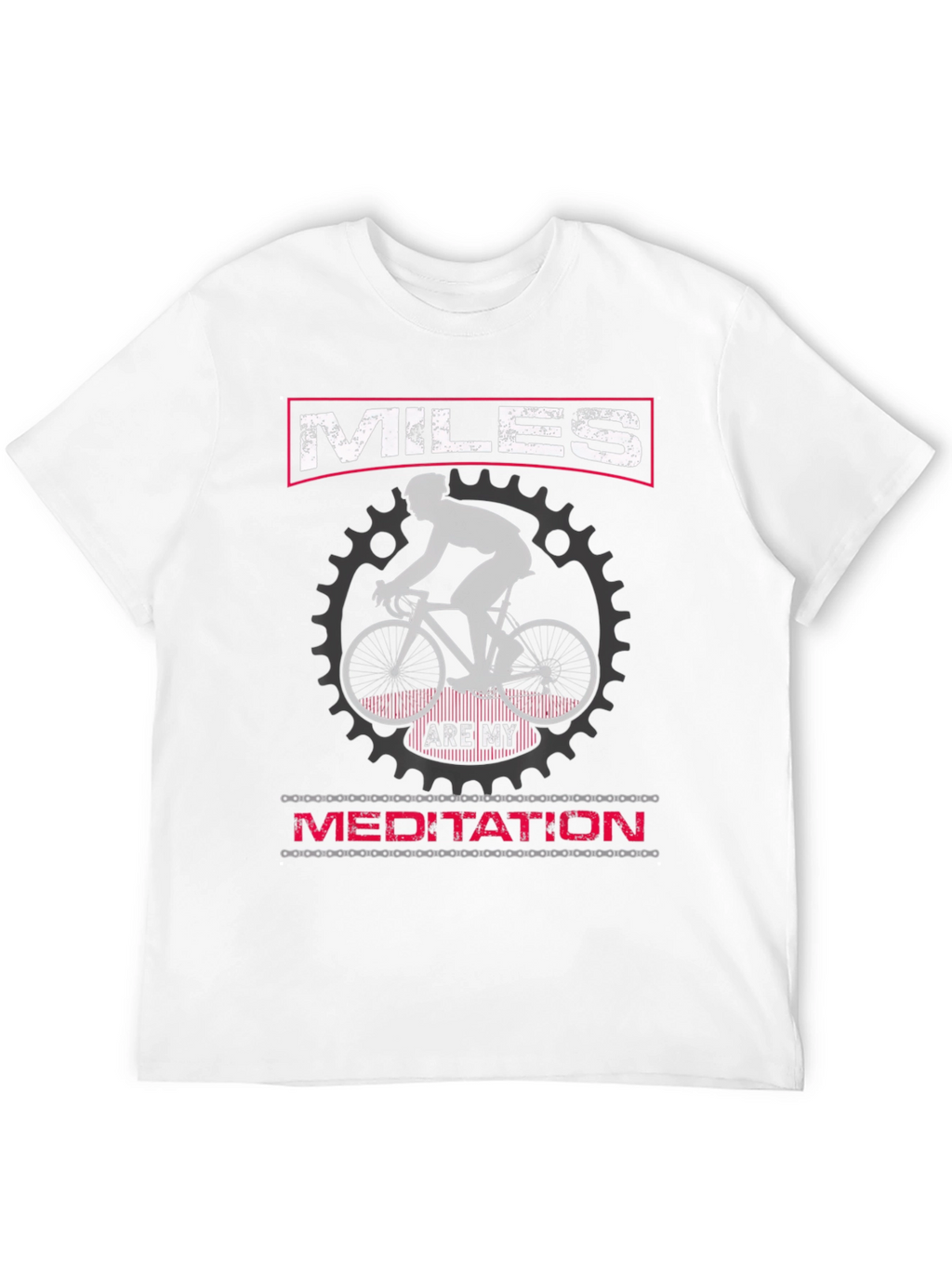 Miles Are My Meditation Cycling T-Shirt