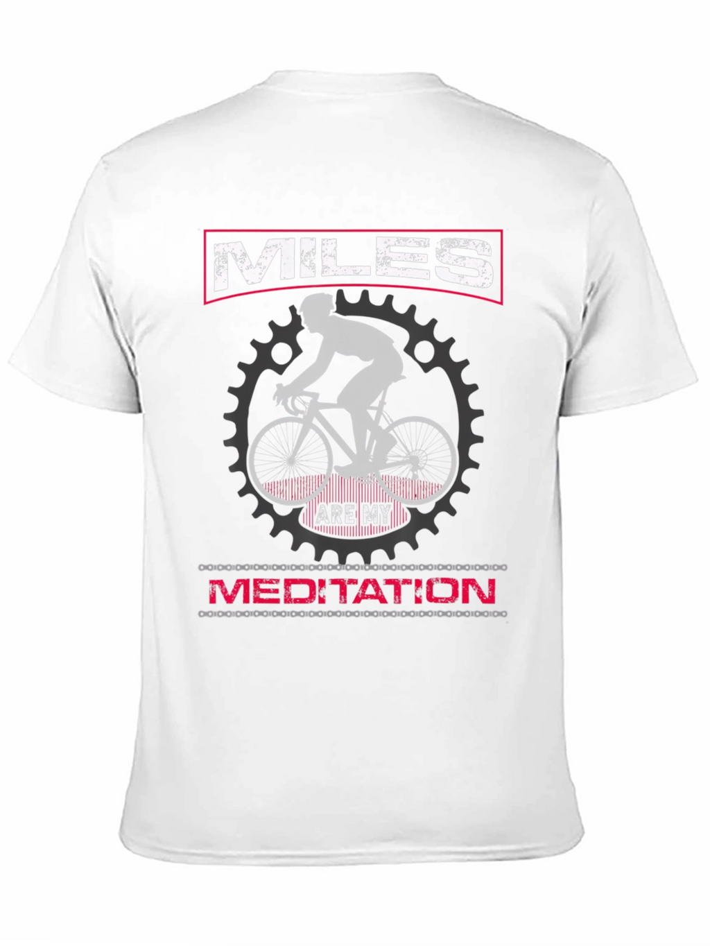 Miles Are My Meditation Cycling T-Shirt